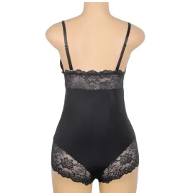 SUBBLIME - ORSACCHIOTTO CON DETTAGLI IN PIZZO FLOREALE NERO S-M