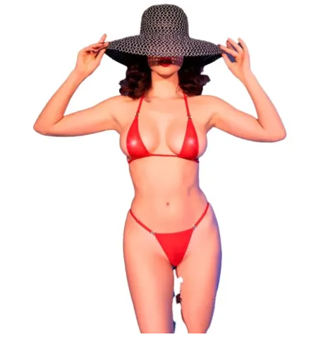 CHILIROSE - CR 4840 MICRO BIKINI ROSSO S-M