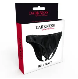 DARKNESS - PANTIES CON ABERTURA UNISEX TALLA ÚNICA
