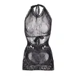 SUBBLIME - 952075 ROBE COURTE EN RÉSILLE AVEC DÉTAIL DOS ET COEUR NOIR TAILLE UNIQUE SUBBLIME - 952075 ROBE COURTE EN RÉSILLE AVEC DÉTAIL DOS ET COEUR NOIR TAILLE UNIQUE