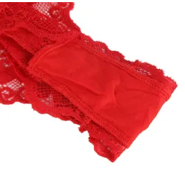SUBBLIME - 953980 BODY SEXY CON VOLANT CINTURA ROSSO L-XL