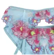 SUBBLIME - 954116 SUJETADOR PANTIES CON LIGUERO DISEÑO FLORAL AZUL L-XL SUBBLIME - 954116 SUJETADOR PANTIES CON LIGUERO DISEÑO FLORAL AZUL L-XL