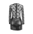 SUBBLIME - 955595 VESTIDO DE MANGA LARGA CON ENCAJE NEGRO S-M SUBBLIME - 955595 VESTIDO DE MANGA LARGA CON ENCAJE NEGRO S-M