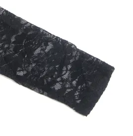 SUBBLIME - 955595 LANGARMKLEID MIT SCHWARZER SPITZE S-M