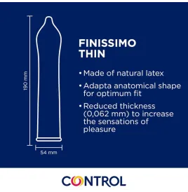 CONTROL - PRÉSERVATIFS FINISSIMO SENSO 144 UNITÉS