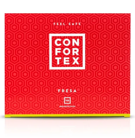 CONFORTEX - PRESERVATIVO FRAGOLA 144 UNITÀ
