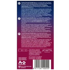 CONTROL - SENSUAL DOTS and LINES POINTS AND STRETCH MARKS 12 UNITS