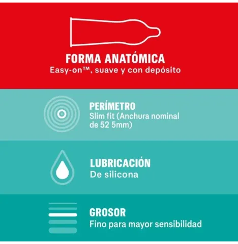 DUREX - SENSITIVO SLIM FIT 10 UNITS