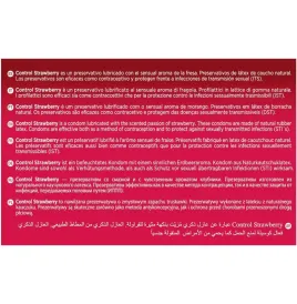 CONTROL - ADAPTA STRAWBERRY CONDOMS 144 UNITS