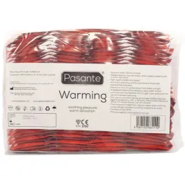 PASANTE - CONDOMS WARMING EFFECT BAG 144 UNITS