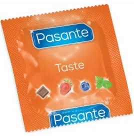 PASANTE - KONDOME GESCHMACK SCHOKOLADE VERSUCHUNG BEUTEL 144 EINHEITEN