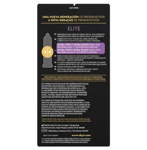 SKYN - ELITE ULTRA-THIN CONDOMS 10 UNITÀ