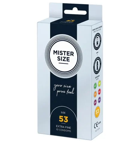 MISTER SIZE - KONDOMGRÖSSE M 53 MM (10 EINHEITEN)
