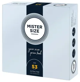 MISTER SIZE - KONDOMGRÖSSE M 53 MM (36 EINHEITEN)