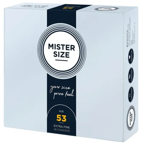 MISTER SIZE - KONDOMGRÖSSE M 53 MM (36 EINHEITEN)