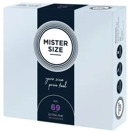 MISTER SIZE - CONDOMS SIZE XXXL 69 MM (36 UNITS)