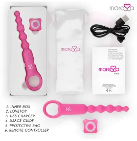 MORESSA - RONIE REMOTE CONTROL ANAL PLEASURE PINK