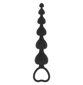 BLACKandSILVER - MILA ANAL CHAIN OF HEARTS 18 CM