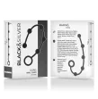 BLACKandSILVER - CHAPELET ANAL KORG SILICONE INITIATION 21 CM