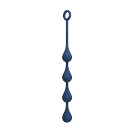 MR PLAY – BLAUE SILIKON-ANALPOLSTER, GRÖSSE M, 33 CM