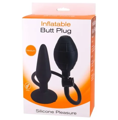 SEVEN CREATIONS - AUFBLASBARER ANALPLUG GRÖSSE M
