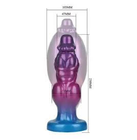 POWER MONSTERS - RIFT TITAN DILDO HINCHABLE FANTASÍA BICOLOR 24 CM Ø 5 CM