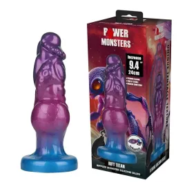 POWER MONSTERS - RIFT TITAN BICOLORE GONFLABLE EN SILICONE FANTASTIQUE 24 CM Ø 5 CM