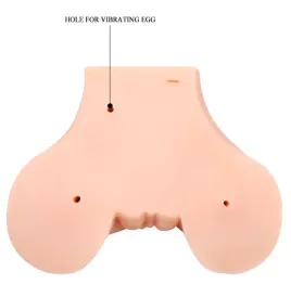 CRAZY BULL - VAGIN ET ANUS AVEC MAILLE RÉALISTE AVEC VIBRATION