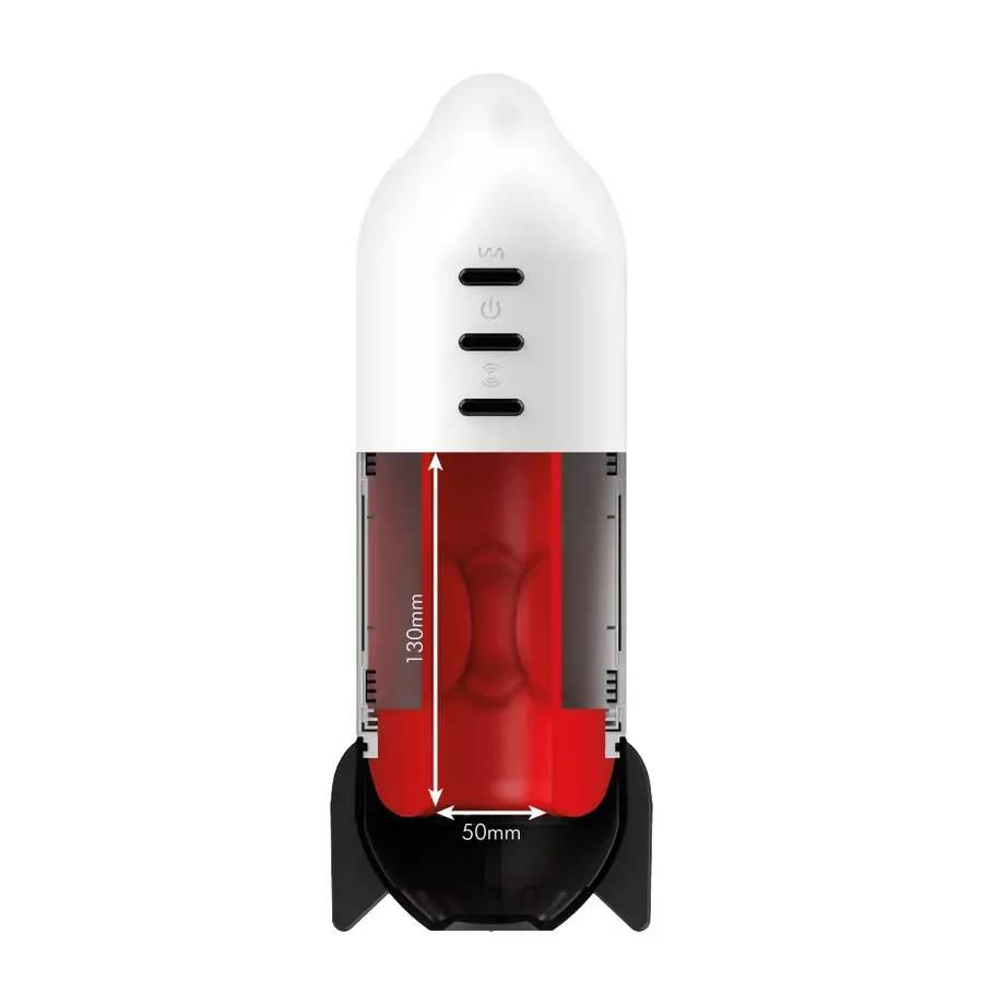 JAMYJOB - ROCKET MASTURBADOR TECNOLOGÍA SOFT COMPRESSION Y VIBRACIÓN