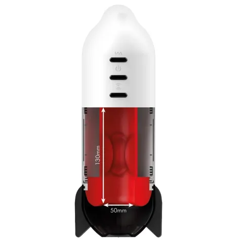 JAMYJOB - ROCKET MASTURBATOR TECNOLOGIA DI COMPRESSIONE MORBIDA E VIBRAZIONE