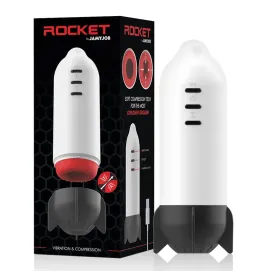 JAMYJOB - ROCKET MASTURBADOR TECNOLOGÍA SOFT COMPRESSION Y VIBRACIÓN
