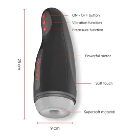 ONINDER - SEOUL MASTURBATORE MASCHILE RICARICABILE 10 VELOCITÀ - APP GRATUITA