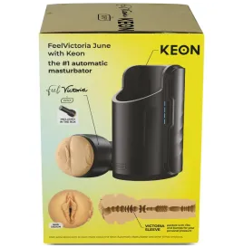 KIIROO - KEON WIFI COMBO VICTORIA JUNE MASTURBATORE AUTOMATICO FEEL STROKER