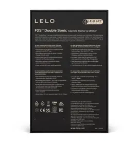 LELO - F2S DOUBLE SONIC MALE STROKER MIT DUALER SCHALLSTIMULATION ROT