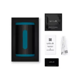 LELO - F2S DOUBLE SONIC MASTURBADOR MASCULINO CON DOBLE ESTIMULACIÓN SÓNICA VERDE AZULADO