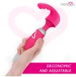 MORESSA - ODILON WAND POTENTE MOTOR MAS DOS CABEZALES PREMIUM SILICONE RECARGABLE