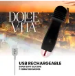 DOLCE VITA - RECHARGEABLE VIBRATOR THREE BLACK 7 SPEED DOLCE VITA - RECHARGEABLE VIBRATOR THREE BLACK 7 SPEED