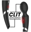 BLACKandSILVER - BECK BACCHETTA E VENTOSA 2 IN 1 IN SILICONE BLACKandSILVER - BECK BACCHETTA E VENTOSA 2 IN 1 IN SILICONE