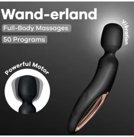 SATISFYER - WAND ERLAND VIBRIERENDES MASSAGER SCHWARZ