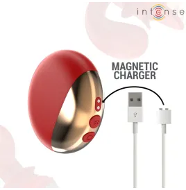 INTENSE - MARIAH VIBRATOR and STIMULATOR IN U SHAPE 10 VIBRATIONS RED