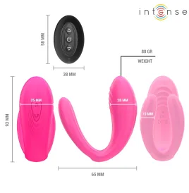 INTENSE - JULIA VIBRADOR and ESTIMULADOR DE PINZAS CONTROL REMOTO