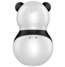 SATISFYER - POCKET PANDA STIMULATOR and VIBRATOR SCHWARZ WEISS