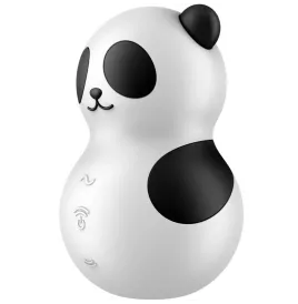 SATISFYER - POCKET PANDA STIMULATOR and VIBRATOR BLACK AND WHITE