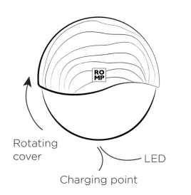 ROMP - SPIN CLITORAL SUCTION ANTITUDE WITH ROTATING OPENING AND CHIUSURE