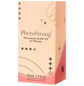 PHEROSTRONG - GLOW UP PERFUME CON FEROMONAS PARA MUJER 50 ML