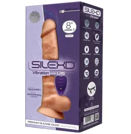 SILEXD - MODÈLE 1 VIBRATEUR PÉNIS RÉALISTE SILICONE PREMIUM SILEXPAN TÉLÉCOMMANDE 20 CM