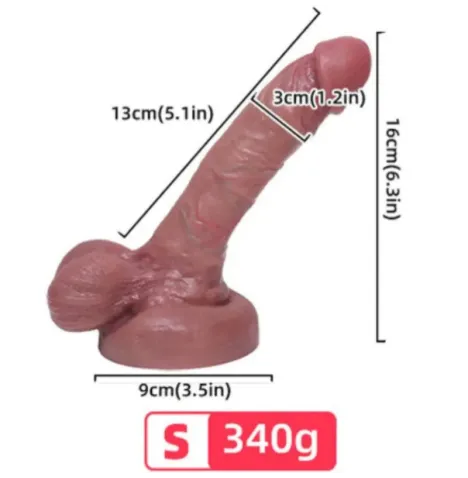 ARMONY - REALISTISCHER FLÜSSIGSILIKONDILDO 13 CM