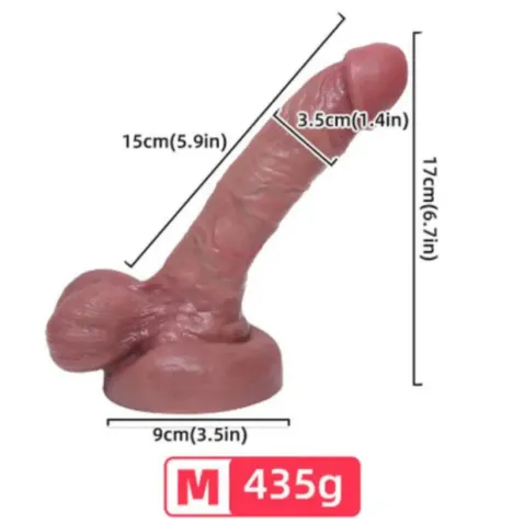 ARMONY - DILDO REALÍSTICO SILICONA LÍQUIDA 15 CM