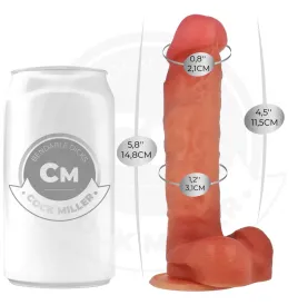 COCK MILLER - DILDO ARTICOLABILE IPERREALISTICO 14,8 CM