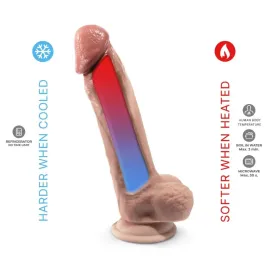 SILEXD - MODEL 1 REAL SKIN SUPER REALISTIC PENIS THERMO REACTIVE PREMIUM SILEXPAN 22.8 CM